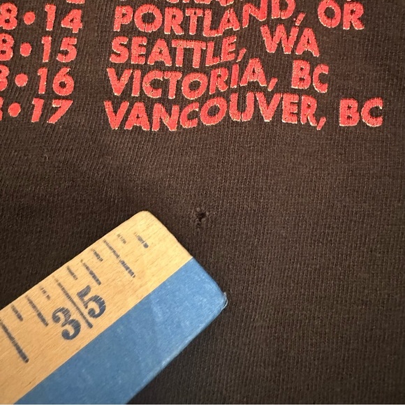 Ramones 1990 American tour shirt Escape from New York L (n3) - Picture 12 of 13